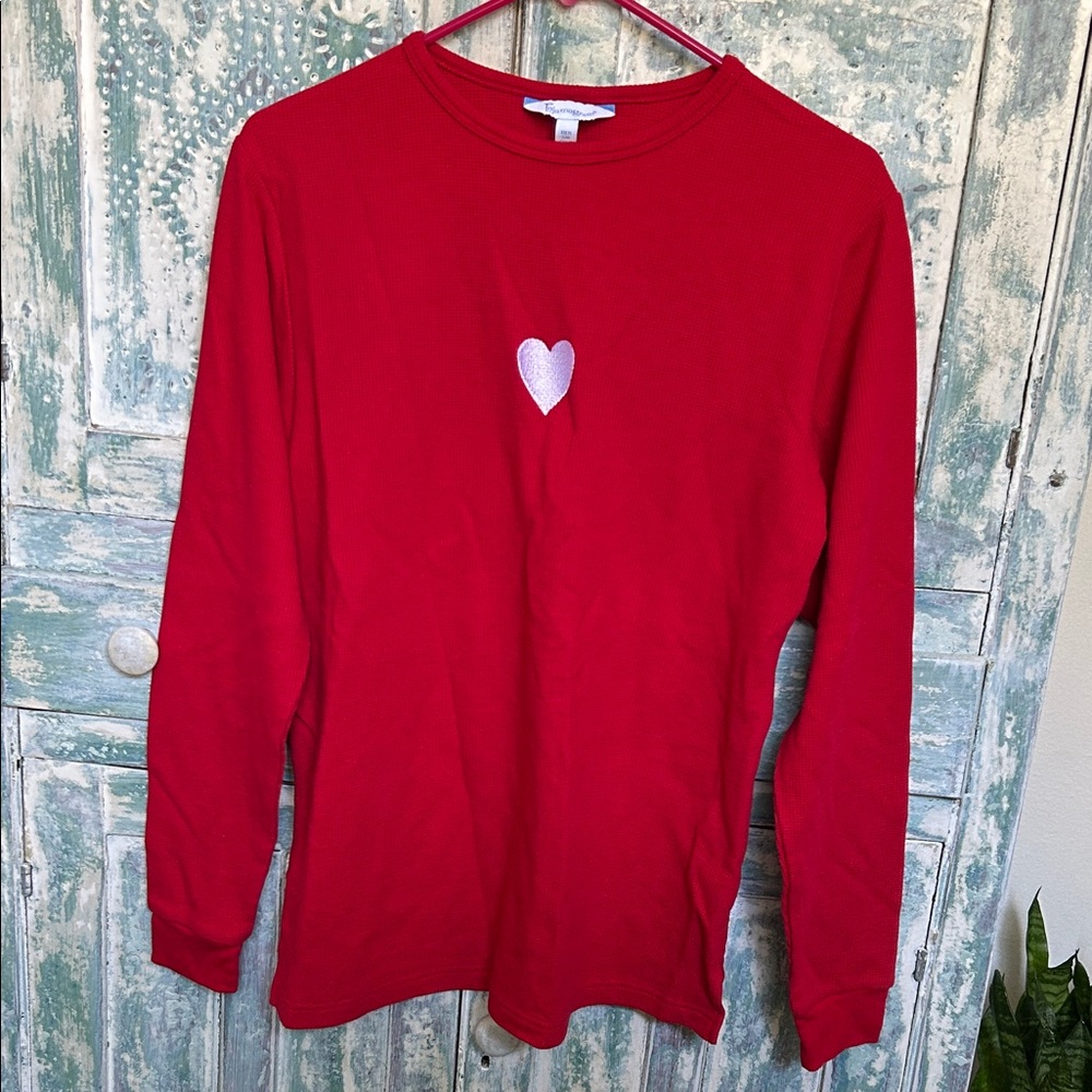 Red Heart Long Sleeve Shirt